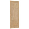 Porte Intérieure "ORKDAL" 78x211x4 cm en Bois Massif Pin 