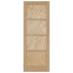 Porte Intérieure "ORKDAL" 78x211x4 cm en Bois Massif Pin 