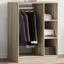Garde-robe chêne sonoma 77x48x102 cm bois d'ingénierie 