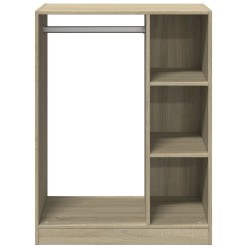 Garde-robe chêne sonoma 77x48x102 cm bois d'ingénierie 
