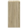 Garde-robe chêne sonoma 77x48x102 cm bois d'ingénierie 