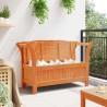 Banc de rangement de jardin Acacia 119x76x44 cm Bois massif 