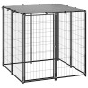 Chenil Noir 110x110x110 cm Acier 
