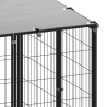Chenil Noir 110x110x110 cm Acier 