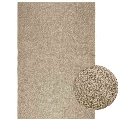 Tapis ZIZUR beige 160x230 cm aspect de jute intérieur extérieur 