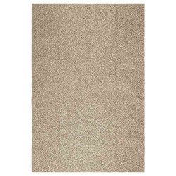 Tapis ZIZUR beige 160x230 cm aspect de jute intérieur extérieur 
