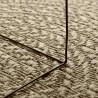 Tapis ZIZUR beige 160x230 cm aspect de jute intérieur extérieur 
