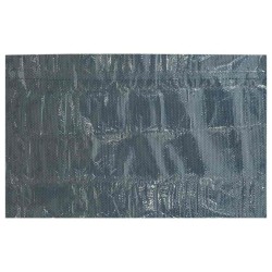 Film solaire de piscine flottant PE 800x500 cm Noir et bleu 