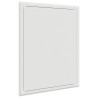 Panneau d'Accès Blanc 30 x 40 cm Acier 