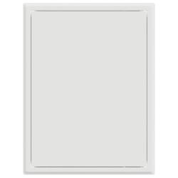 Panneau d'Accès Blanc 30 x 40 cm Acier 
