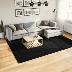 Tapis OVIEDO à poils courts noir 200x280 cm 