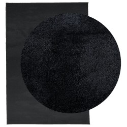Tapis OVIEDO à poils courts noir 200x280 cm 