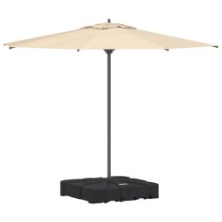 Ensemble de base de parasol cantilever , 2 pièces - 150 kg de sable ou 113 kg d'eau 