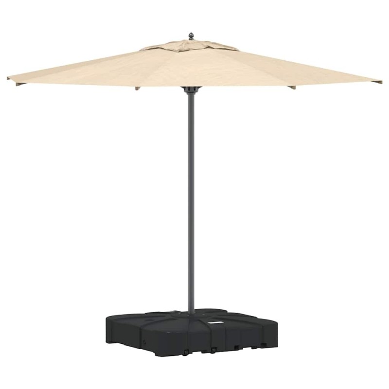 Ensemble de base de parasol cantilever , 2 pièces - 150 kg de sable ou 113 kg d'eau 