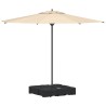Ensemble de base de parasol cantilever , 2 pièces - 150 kg de sable ou 113 kg d'eau 
