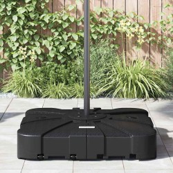 Ensemble de base de parasol cantilever , 2 pièces - 150 kg de sable ou 113 kg d'eau 