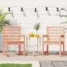 Chaises de jardin lot de 2 60x48x91 cm bois massif de douglas 