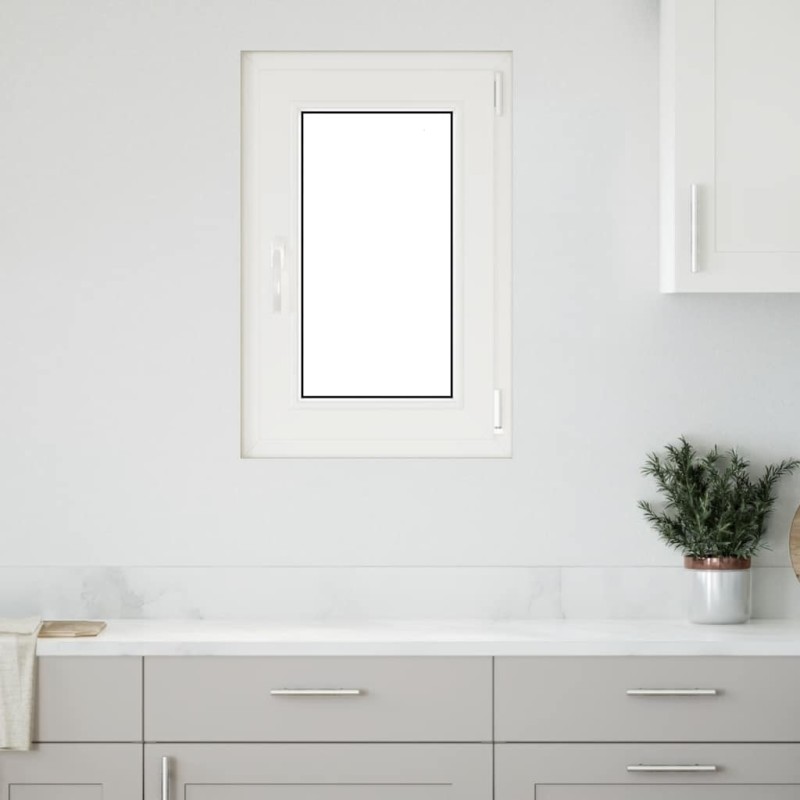 Fenêtre de sous-sol« RISOR » 50 x 75 cm oscillo-battante DIN droite blanche 