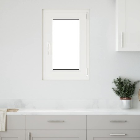 Fenêtre de sous-sol« RISOR » 50 x 75 cm oscillo-battante DIN droite blanche 