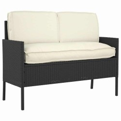 Set de coussins de palette avec oreiller 3 pcs Crème 