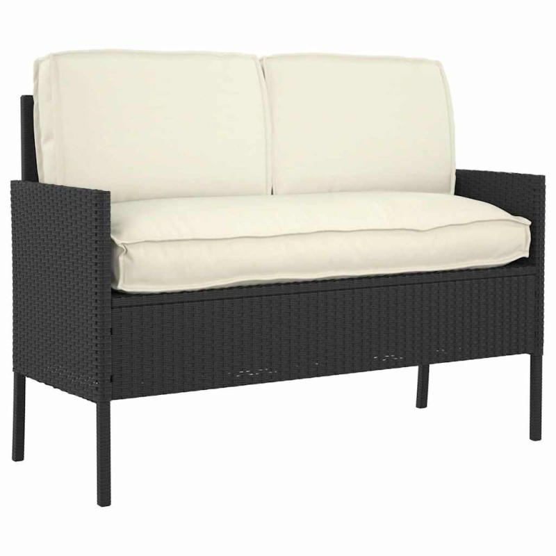 Set de coussins de palette avec oreiller 3 pcs Crème 