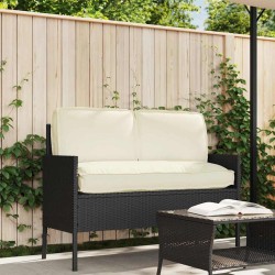 Set de coussins de palette avec oreiller 3 pcs Crème 
