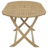 Table pliable de jardin 160x85x75 cm bois d'acacia solide 