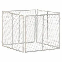 Composteur de jardin 85x85x70 cm Fer galvanisé 