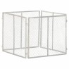 Composteur de jardin 85x85x70 cm Fer galvanisé 