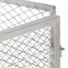 Composteur de jardin 85x85x70 cm Fer galvanisé 