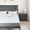 Coussins de Matelas Blanc 160 x 200 cm 