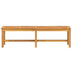 Banc de jardin 150 cm bois massif d'acacia 