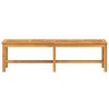 Banc de jardin 150 cm bois massif d'acacia 