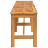 Banc de jardin 150 cm bois massif d'acacia 