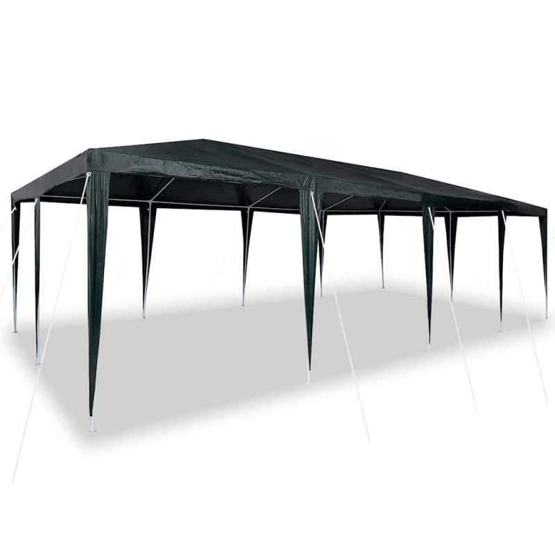 Tente de fête Verte 8x4 m PE 