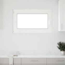 Fenêtre de sous-sol« RISOR » 100 x 50 cm oscillo-battante DIN gauche blanche 