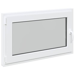 Fenêtre de sous-sol« RISOR » 100 x 50 cm oscillo-battante DIN gauche blanche 