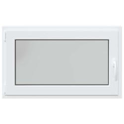 Fenêtre de sous-sol« RISOR » 100 x 50 cm oscillo-battante DIN gauche blanche 