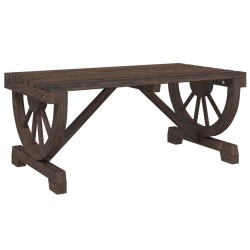 Table basse de jardin 90x50x40 cm bois de sapin massif 