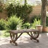 Table basse de jardin 90x50x40 cm bois de sapin massif 