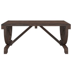 Table basse de jardin 90x50x40 cm bois de sapin massif 