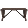 Table basse de jardin 90x50x40 cm bois de sapin massif 