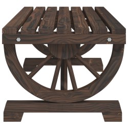 Table basse de jardin 90x50x40 cm bois de sapin massif 