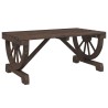 Table basse de jardin 90x50x40 cm bois de sapin massif 