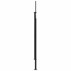 Auvent latéral rétractable noir 200x500 cm 
