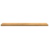 Appuis de fenêtre 2 pcs marron clair bois de chêne massif 