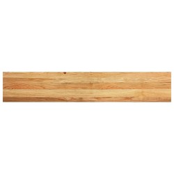 Appuis de fenêtre 2 pcs marron clair bois de chêne massif 