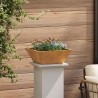 Bol de Jardin 40x40x15 cm en Acier Corten 