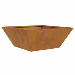 Bol de Jardin 40x40x15 cm en Acier Corten 