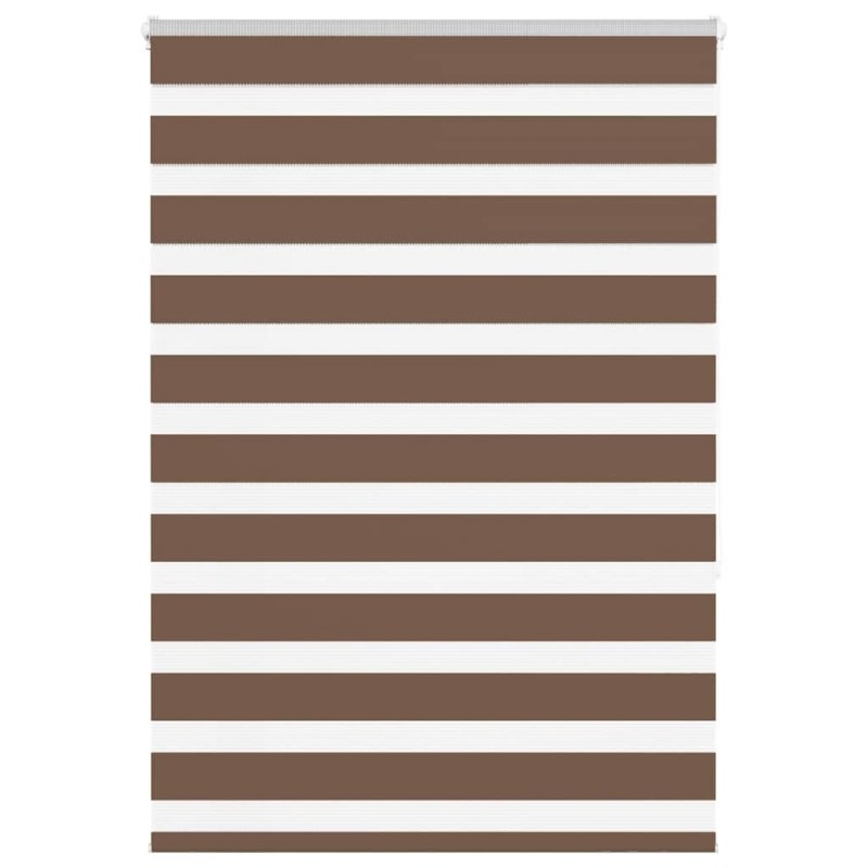Store zèbre marron 110x150cm largeur du tissu 105,9cm polyester 